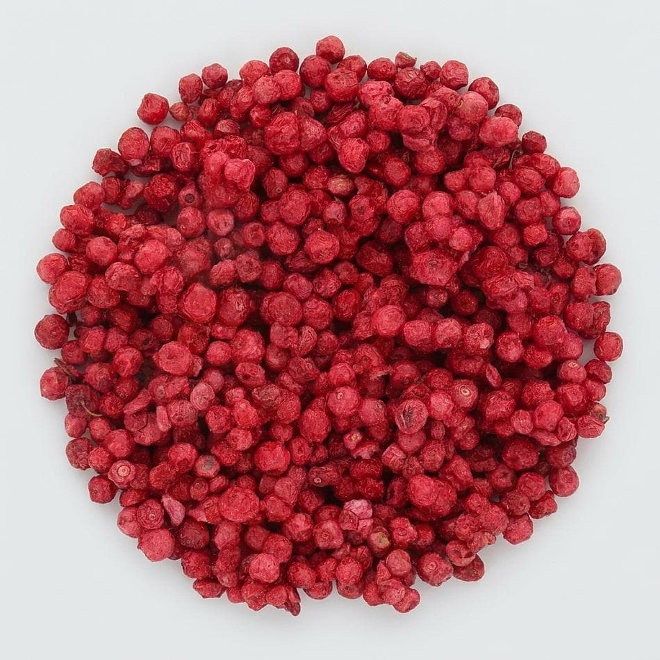 Freeze-Dried Wild Red Huckleberries, 100% Whole Berries, No Sugar Added, Tart Crunch Snack, 0.4 oz / 1.4 oz / 9 oz