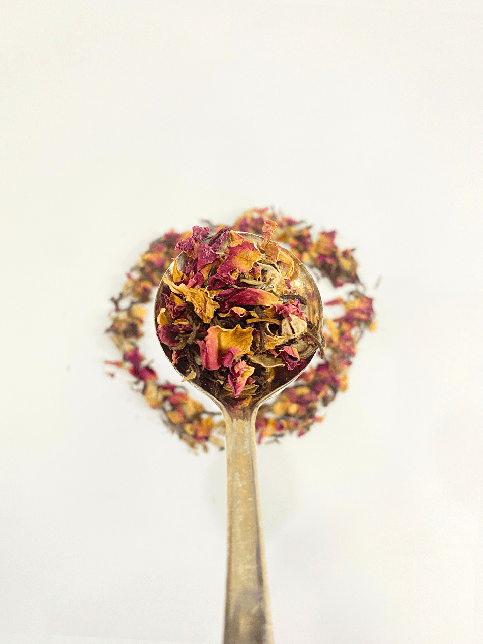 Detox Tea Bags, Rose Petals & Ginger with White Tea, Gentle Cleanse & Balance, Compostable 20 Tea Bags.