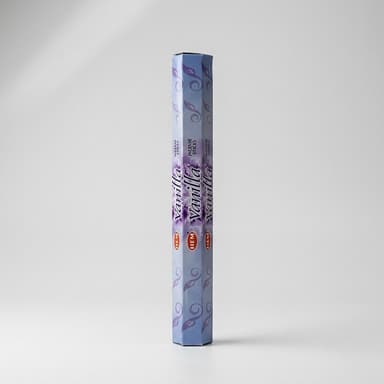 Vanilla Incense Sticks, Warm Sweet Aroma for Relaxation & Meditation, 20-Stick Hex Pack