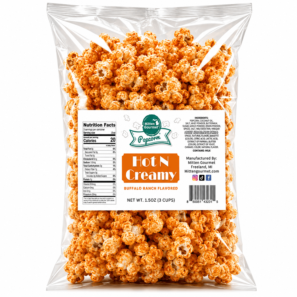 Hot N Creamy - Small Batch Gourmet Popcorn