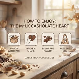 The M*lk Casholate Artisan Chocolate Heart-4