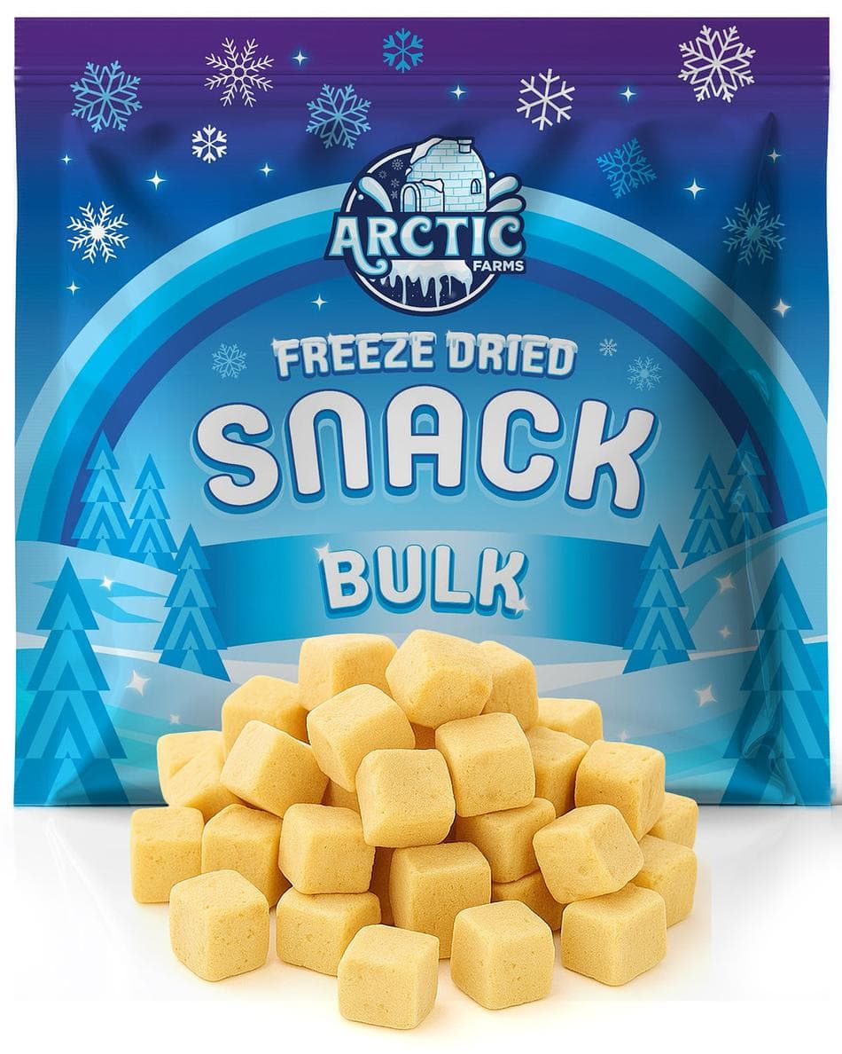 Freeze-Dried Peach Pieces, Naturally Sweet, 100% Real Fruit Snack with No Added Sugar, Bulk Bag (8 oz)