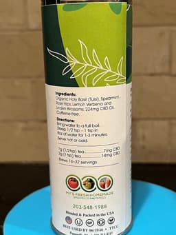 Sweet Relief Cbd Tea Caramel Lattea Black Tea, Premium Loose Tea.-2