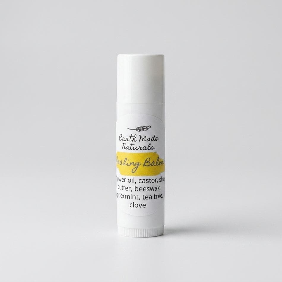 Tallow Lip Balm, Beef Tallow & Beeswax, Deep Moisture for Chapped Lips, Lip Balm Stick, 1 Tube