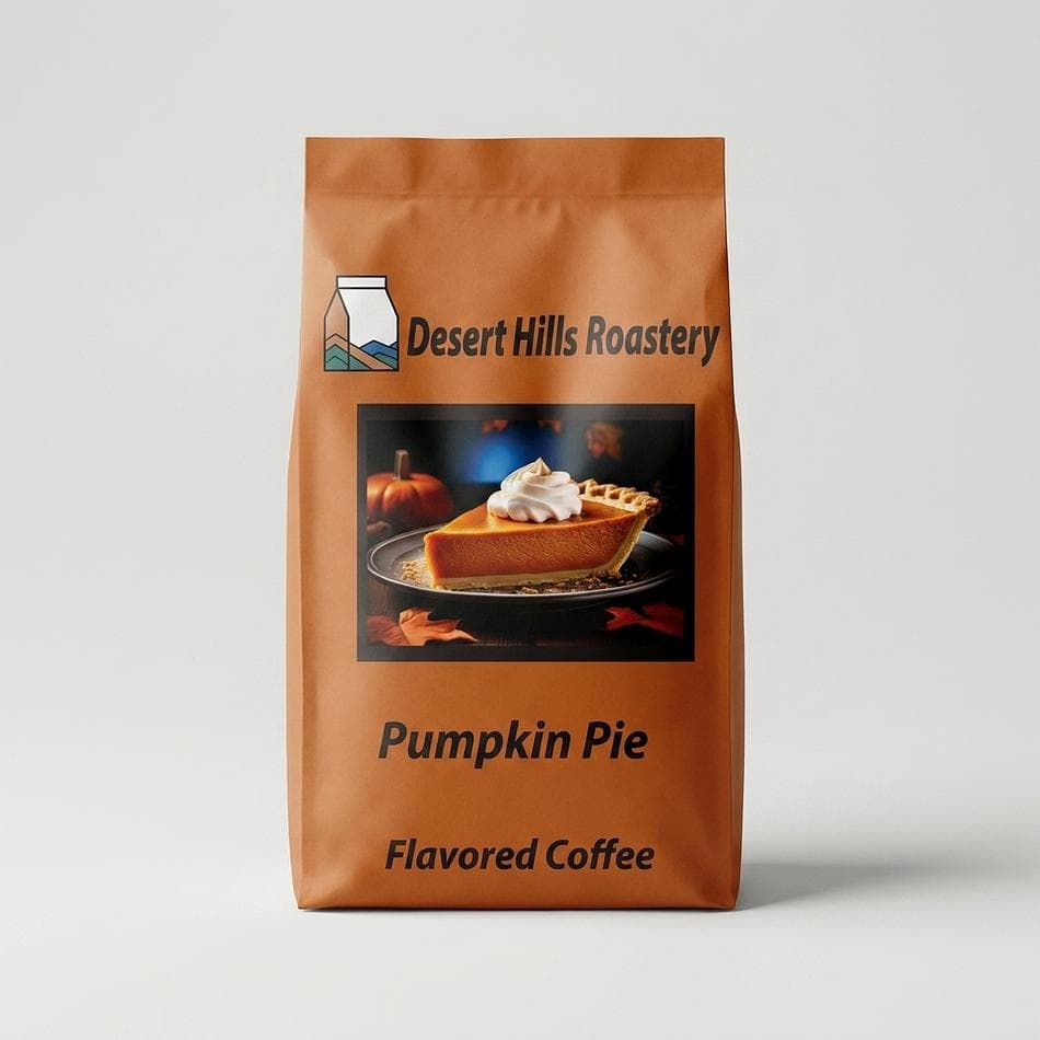 Pumpkin Spice Flavored Coffee, Indonesian Medium Roast, Pumpkin Pie Notes, 12 oz Bag, Whole Bean or Ground