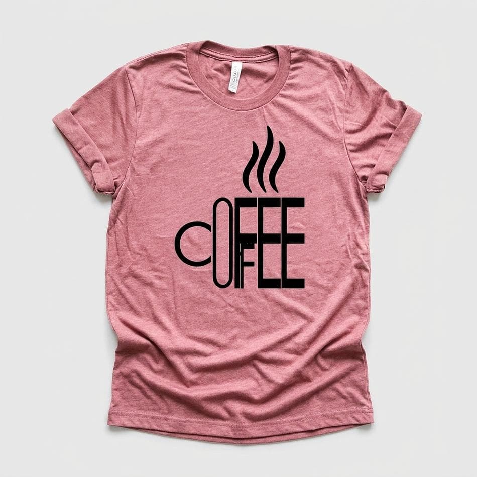 Unisex Coffee Graphic T-Shirt, Combed Ring-Spun Cotton, Soft Lightweight Tee, 4.3 oz, XS–3XL