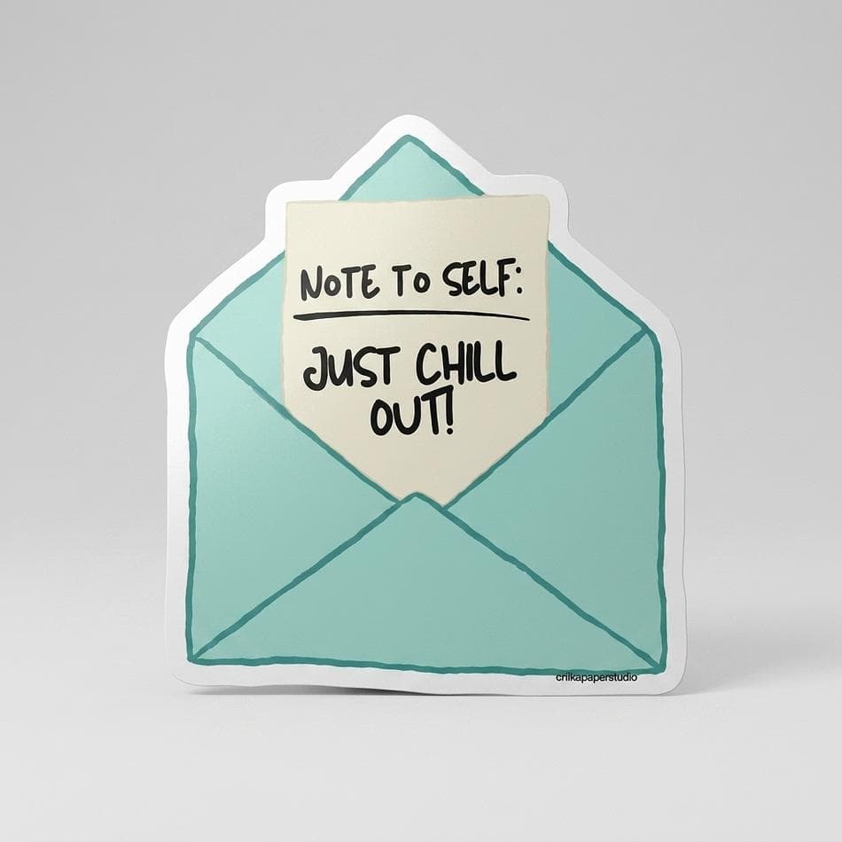 Waterproof Removable Vinyl Sticker, Classic White, Dishwasher Safe, Water Bottle & Tumbler Decal, 4x4 in