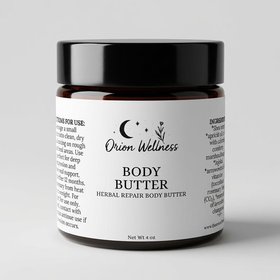 Whipped Tallow Body Butter, Calendula & Comfrey + Mango Butter, Calms Sensitive Dry Skin, Lavender Scent