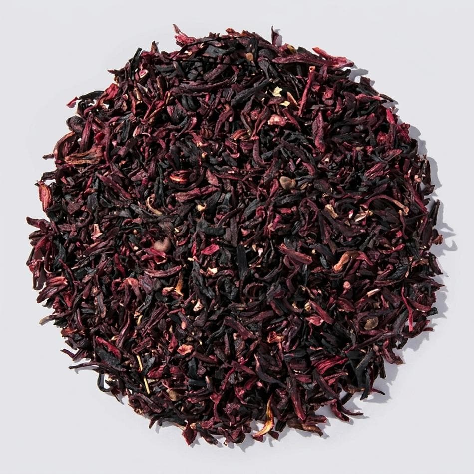 Dried Hibiscus Flowers (Hibiscus sabdariffa), Caffeine-Free Tart Herbal Tea, Antioxidant-Rich, Loose Petals