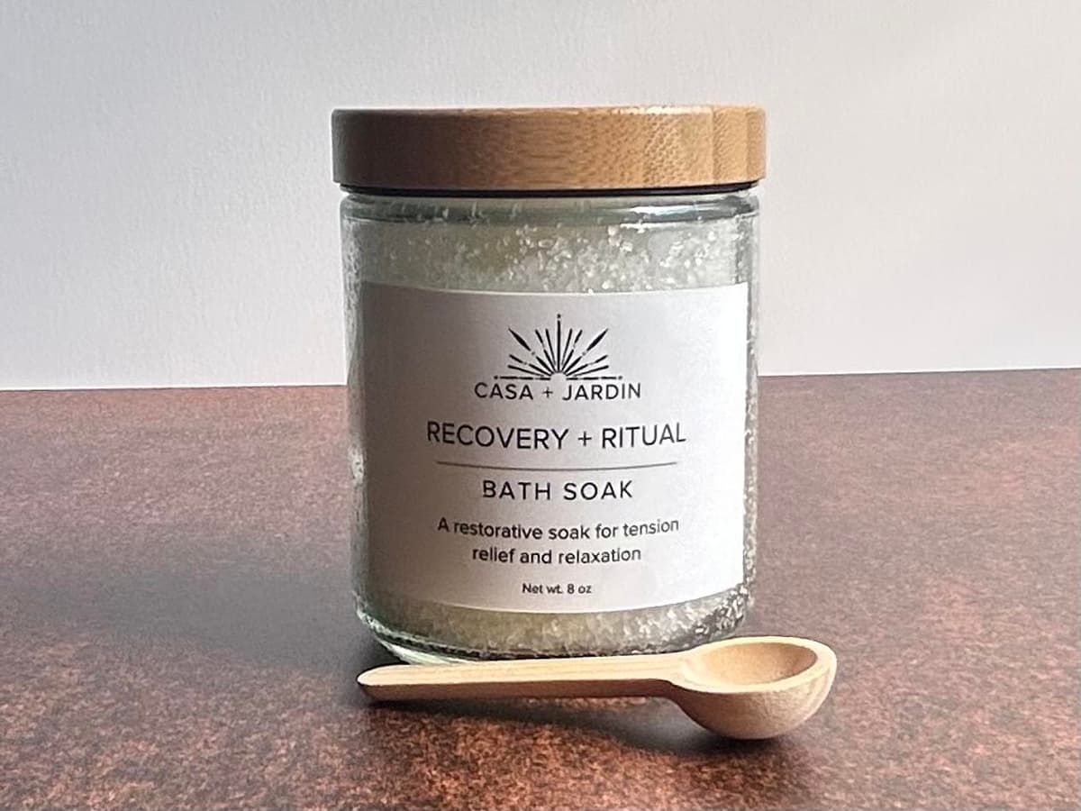 Recovery + Ritual Bath Soak (Glass Jar w/ Wooden Spoon)
