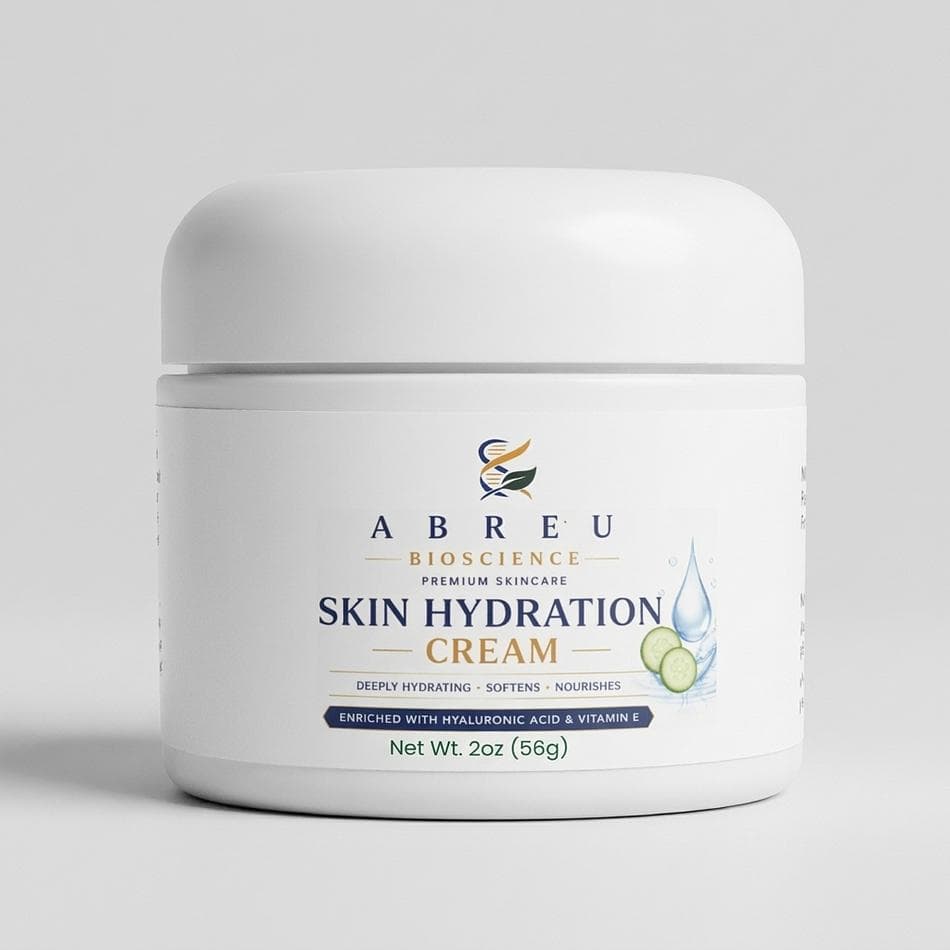 Hyaluronic Acid Moisturizing Cream, Avocado Oil & Vitamin E, Deep Hydration for Dry Skin, Face & Body, 2 oz