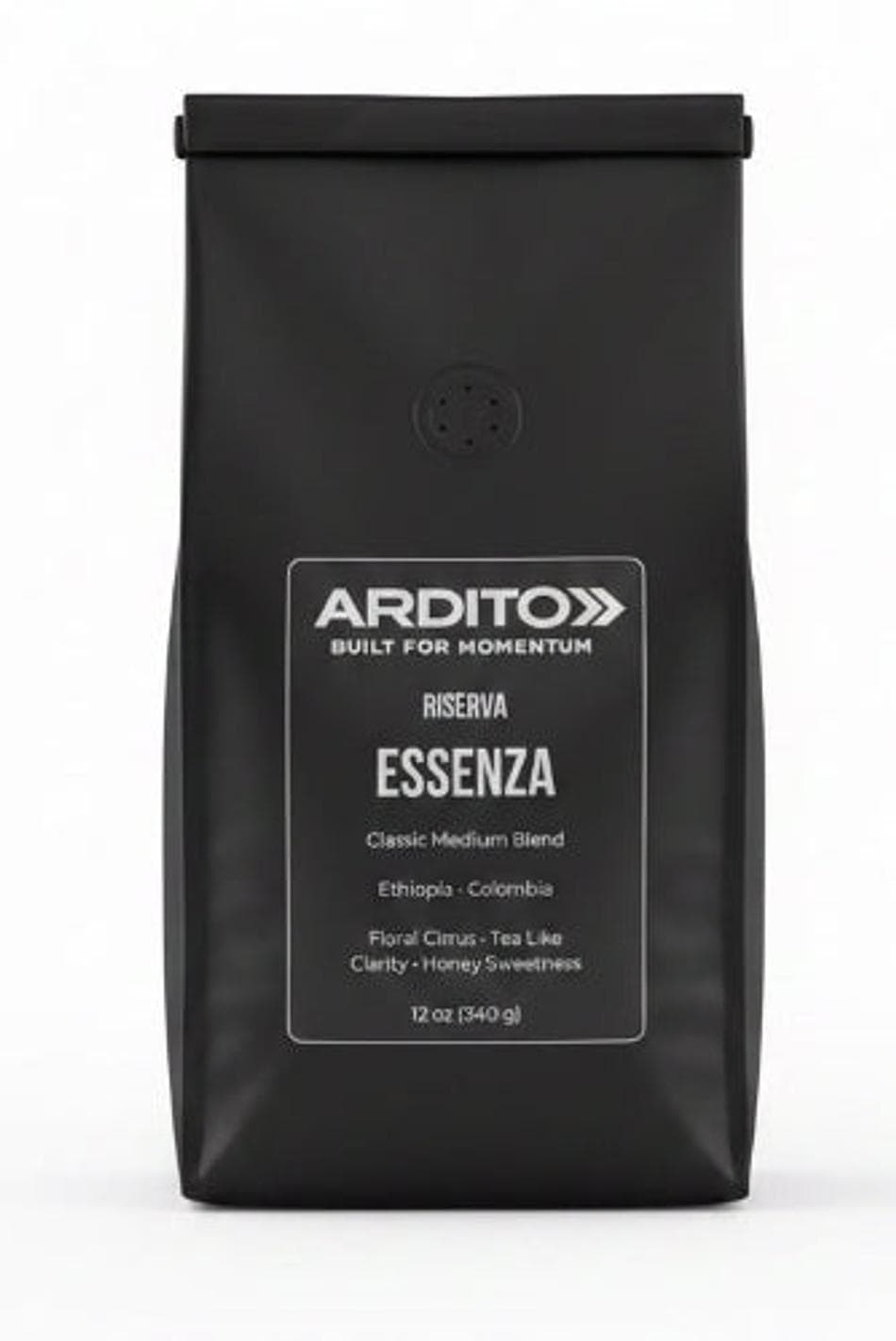 Light-Medium Roast Coffee Blend, Ethiopian Yirgacheffe & Colombian Supremo, Bright & Sweet Notes, 12 oz Whole Bean/Ground/K-Cup