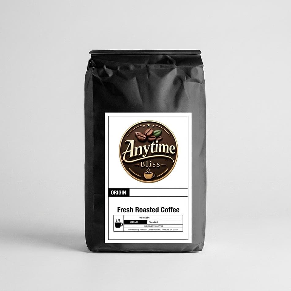 Medium-Dark Coffee Blend, Dark & Medium Roast, Cocoa Caramel Vanilla Notes, 12 oz Bag (Whole Bean or Ground)