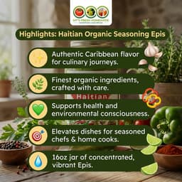 Haitian Homemade Organic Seasoning Spice Epis| Authentic 16 oz Seasoning Blend for Flavorful Dishes. Natural Premium Spice, My's Fresh Epis-4