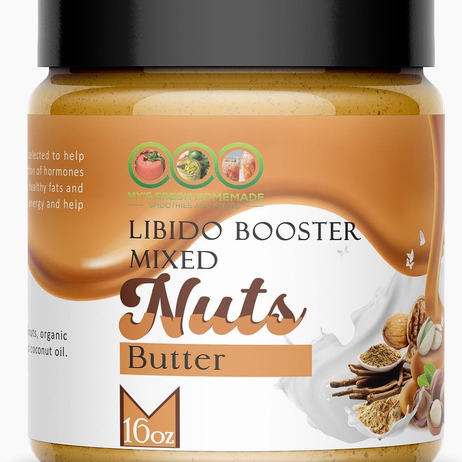 Libido Booster Organic Mixed Nut Butter. 16 Oz