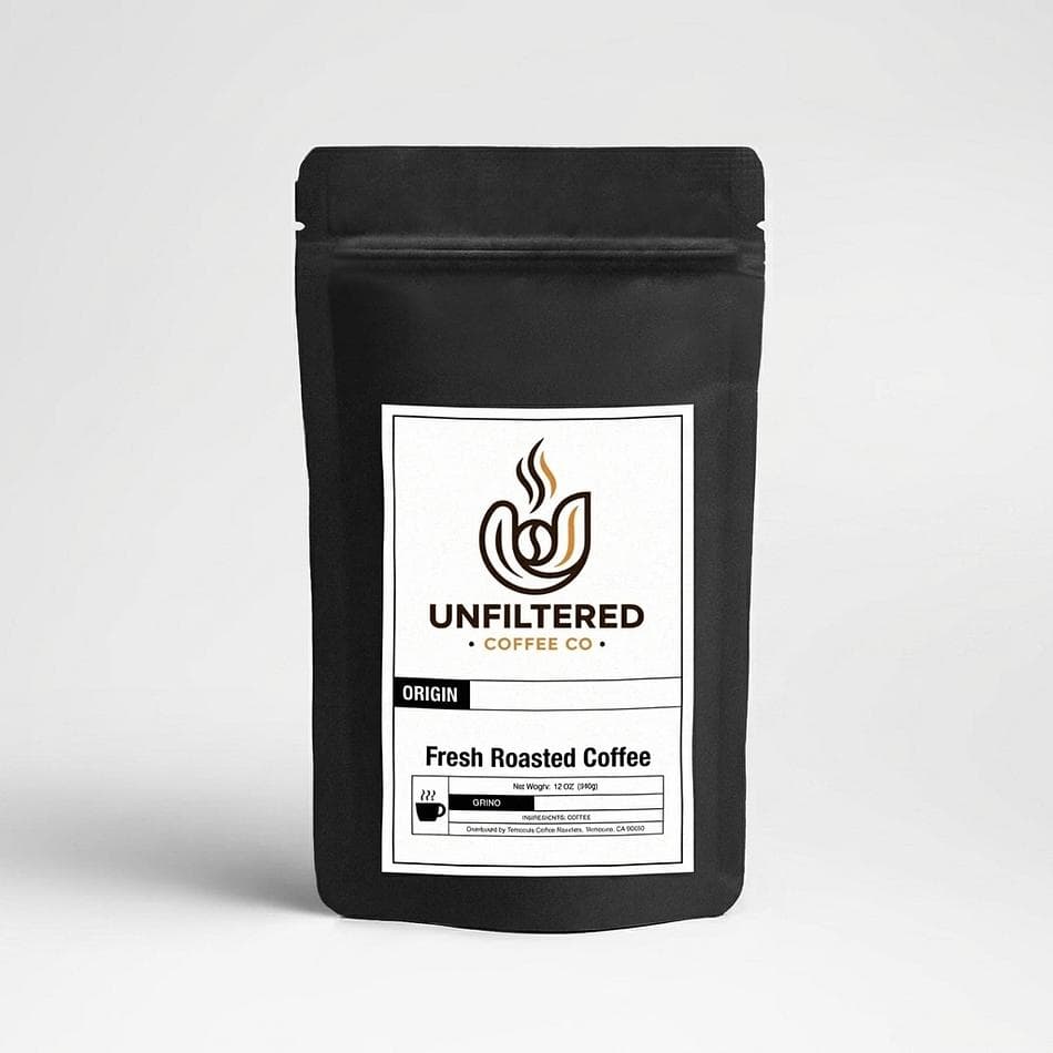 Medium Roast Coffee Blend, Southeast Asian Beans, Herbal Notes & Heavy Body, Fresh Roasted, 12oz Bag