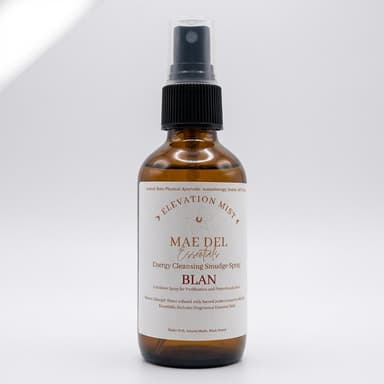 Energy Clearing Smudge Spray Mist, Sage & Palo Santo, Aura + Room Refresh, Fine Mist Spray Bottle (Size)