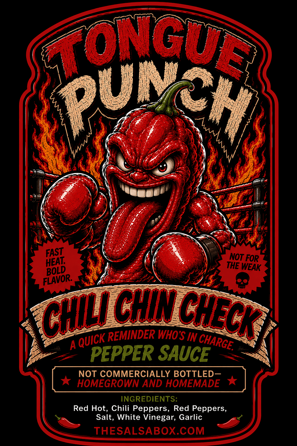 Hot Sauce, Chili Pepper Blend, Medium-Hot Everyday Heat, 6/10 (~40,000 SHU), 3 oz Bottle