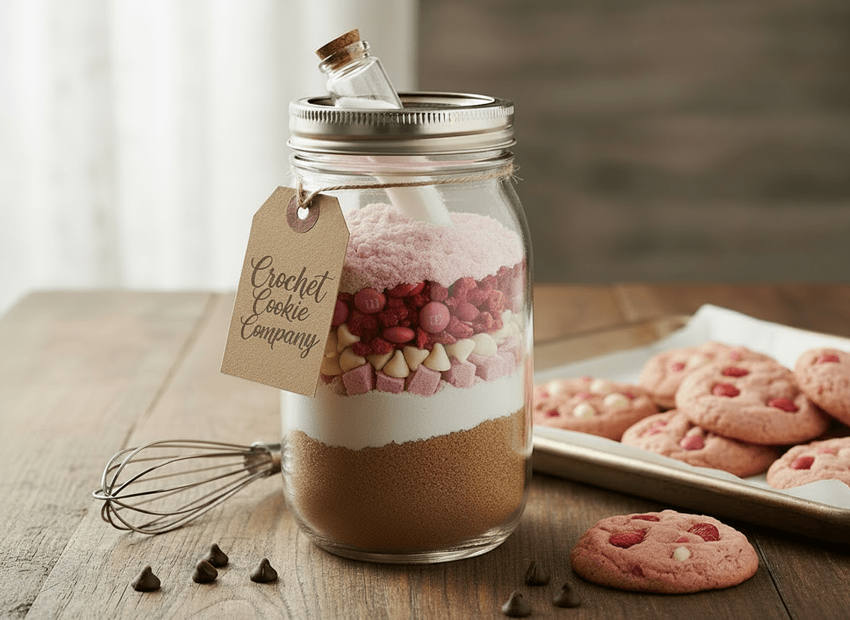 Strawberry Shortcake Cookie Mix in a Jar, 12oz