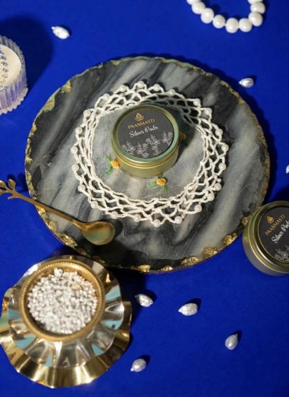 Silver Pearls – Handcrafted Silver-Coated Cardamom Seeds