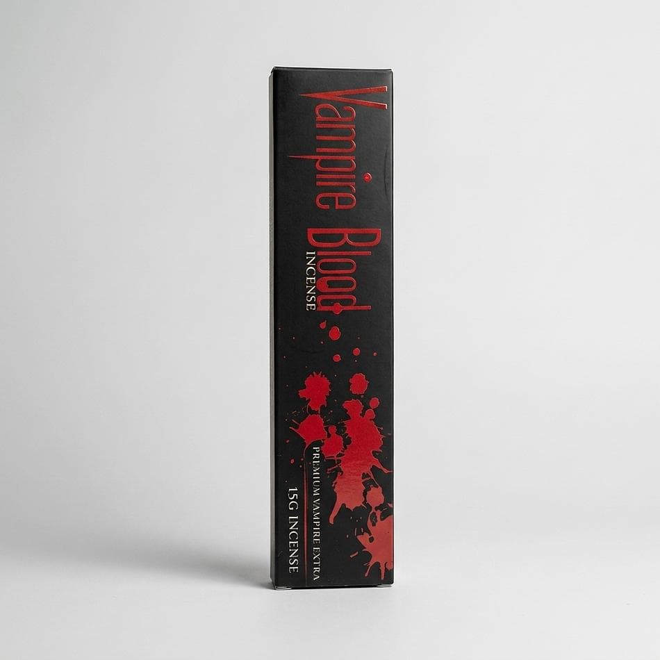 Vampire Blood Incense Sticks, Sandalwood & Patchouli Resin Notes, Gothic Ambiance, Pack (Size Not Listed)