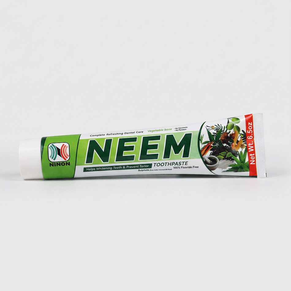 Neem Herbal Toothpaste, Neem & Miswak + Baking Soda, Gum Health & Fresh Breath, 1 Tube