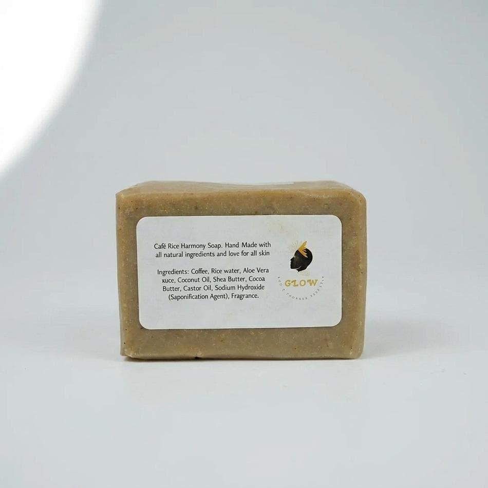 Coffee Soap Bar, Rice Water