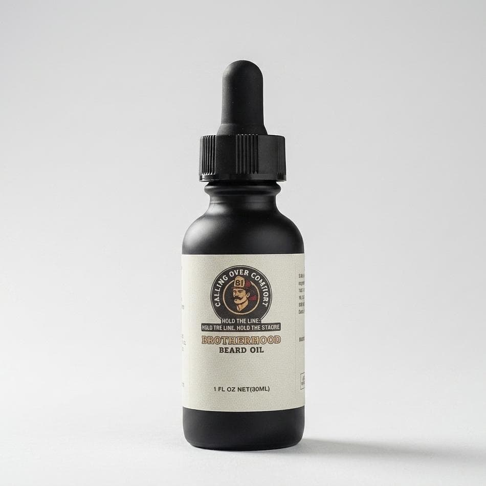 Beard Oil, Coconut & Jojoba + Castor Oil, Softens & Reduces Beard Itch, Sandalwood Pine Eucalyptus, 1 oz (30ml)