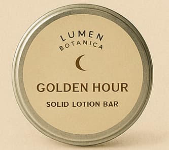Golden Hour Solid Lotion Bar