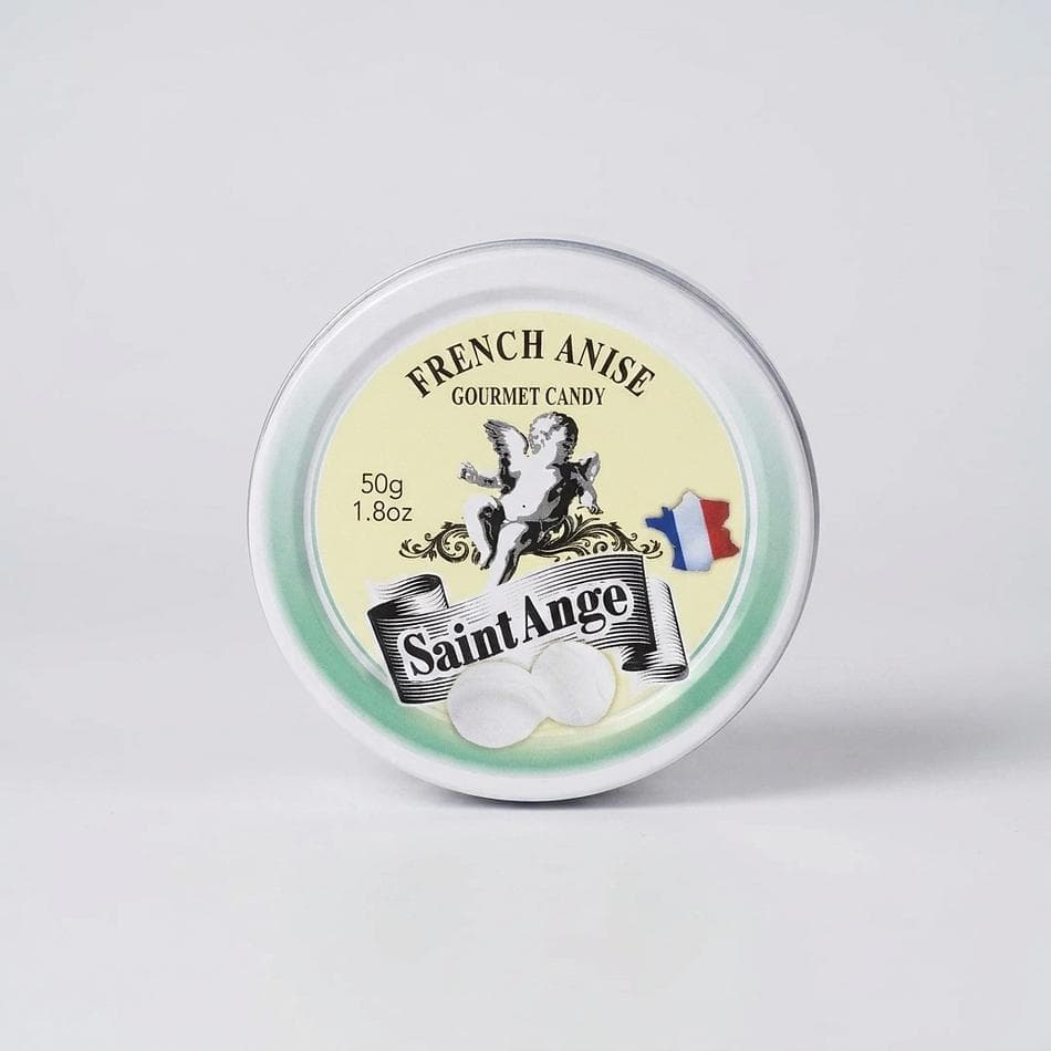 Anise Pastilles Hard Candy, Sugar & Anise Flavor, After-Meal Fresh Breath, Case of 10 Tins (Size Not Listed)
