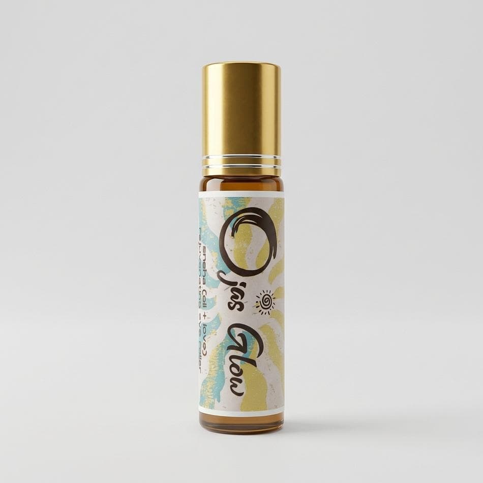 Botanical Under Eye Oil Roller, Matcha & Rosehip + Vitamin E, Depuffing & Brightening, Rollerball