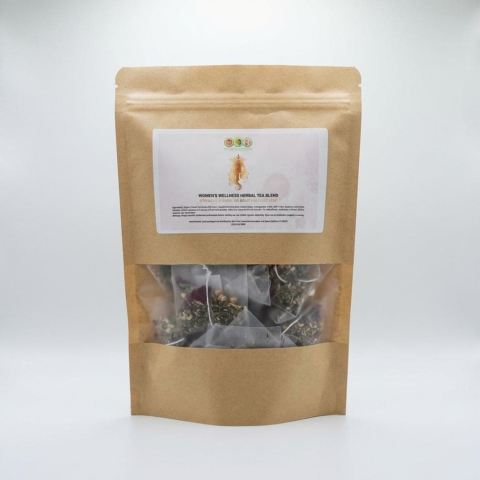 Women’s Wellness Organic Tea Blend - Support Hormonal Balance - Digestive Health.