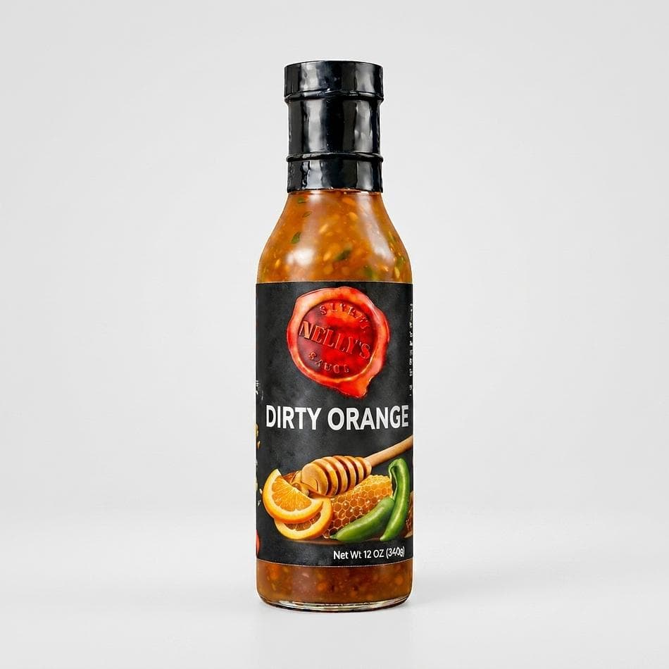 Sweet & Spicy Orange Sauce, Citrus Glaze for Orange Chicken Flavor, Small-Batch, 1 Bottle