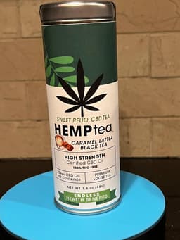 Sweet Relief Cbd Tea Caramel Lattea Black Tea, Premium Loose Tea.-1