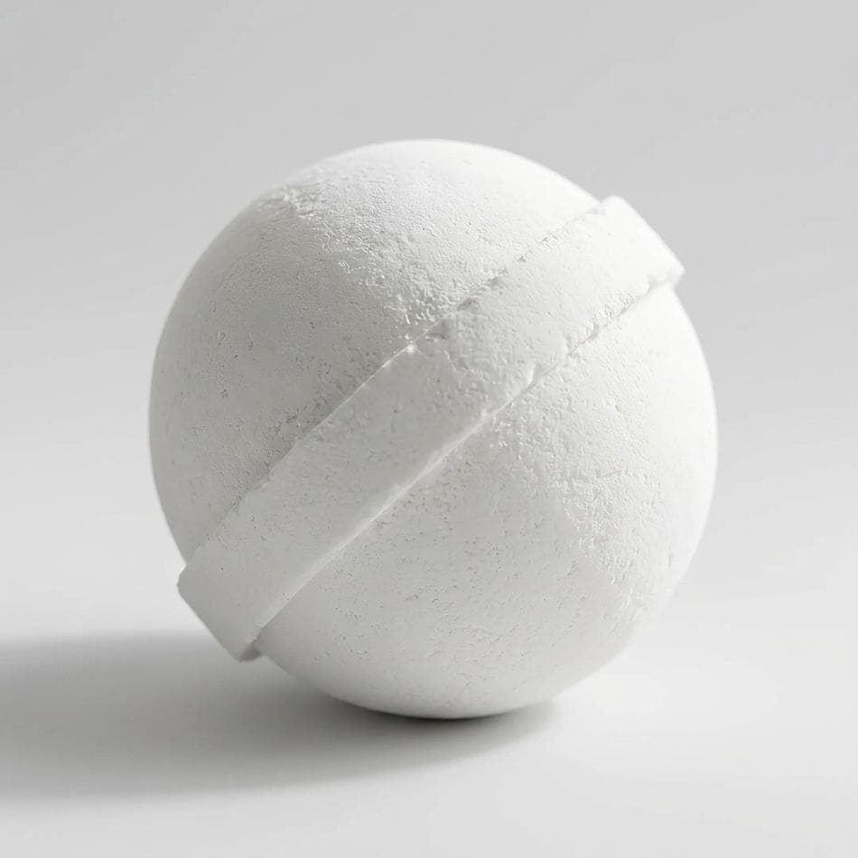 Bath Bomb with Colloidal Oats & Coconut Milk, Skin-Softening Comfort, Rose Geranium Ylang Ylang, 1 Bath