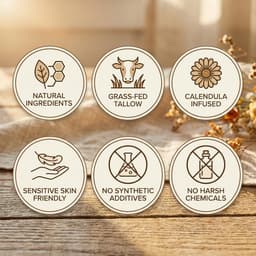 Whipped Tallow Balm with Calendula 8oz-4