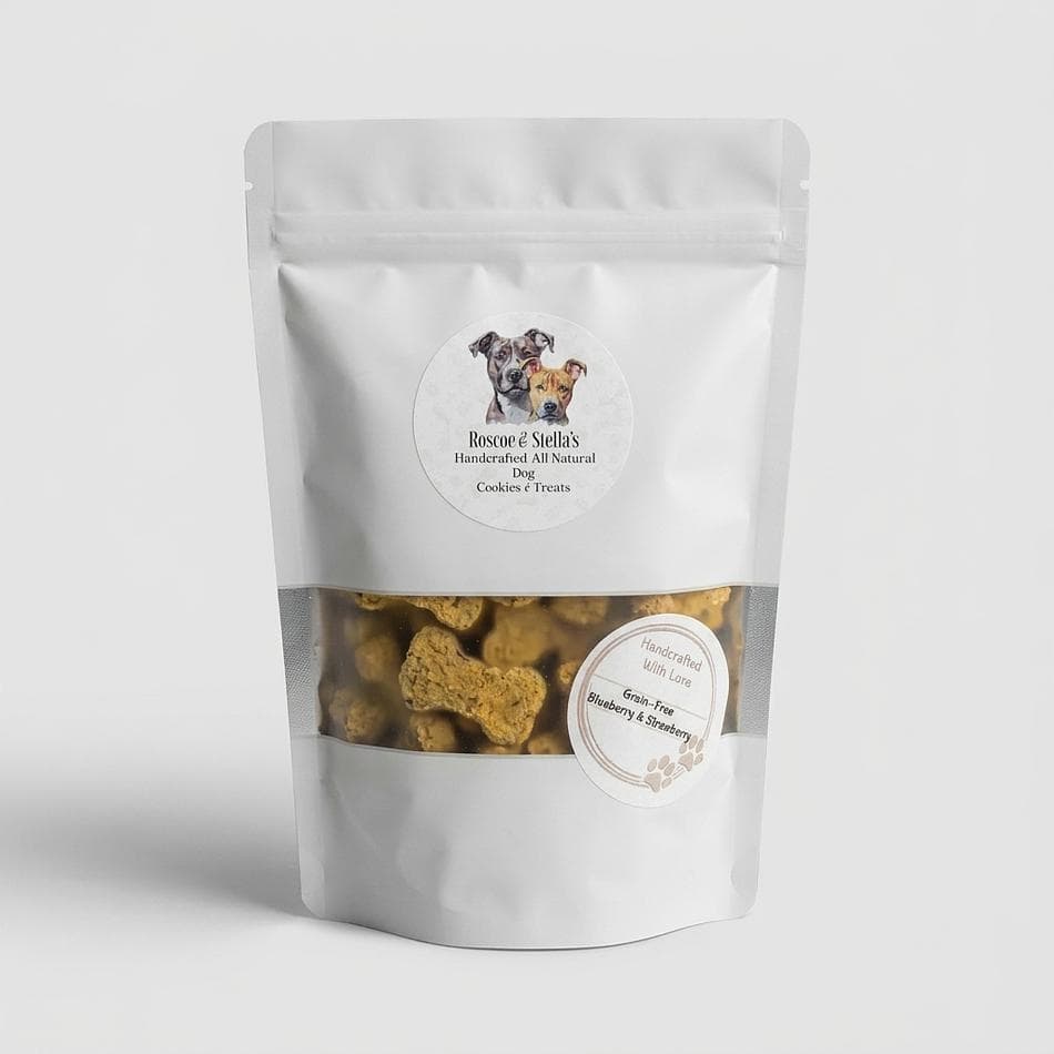 Grain-Free Dog Treats, Chickpeas & Organic Peanut Butter, Allergy-Friendly Training Rewards, 6-Ingredient Recipe