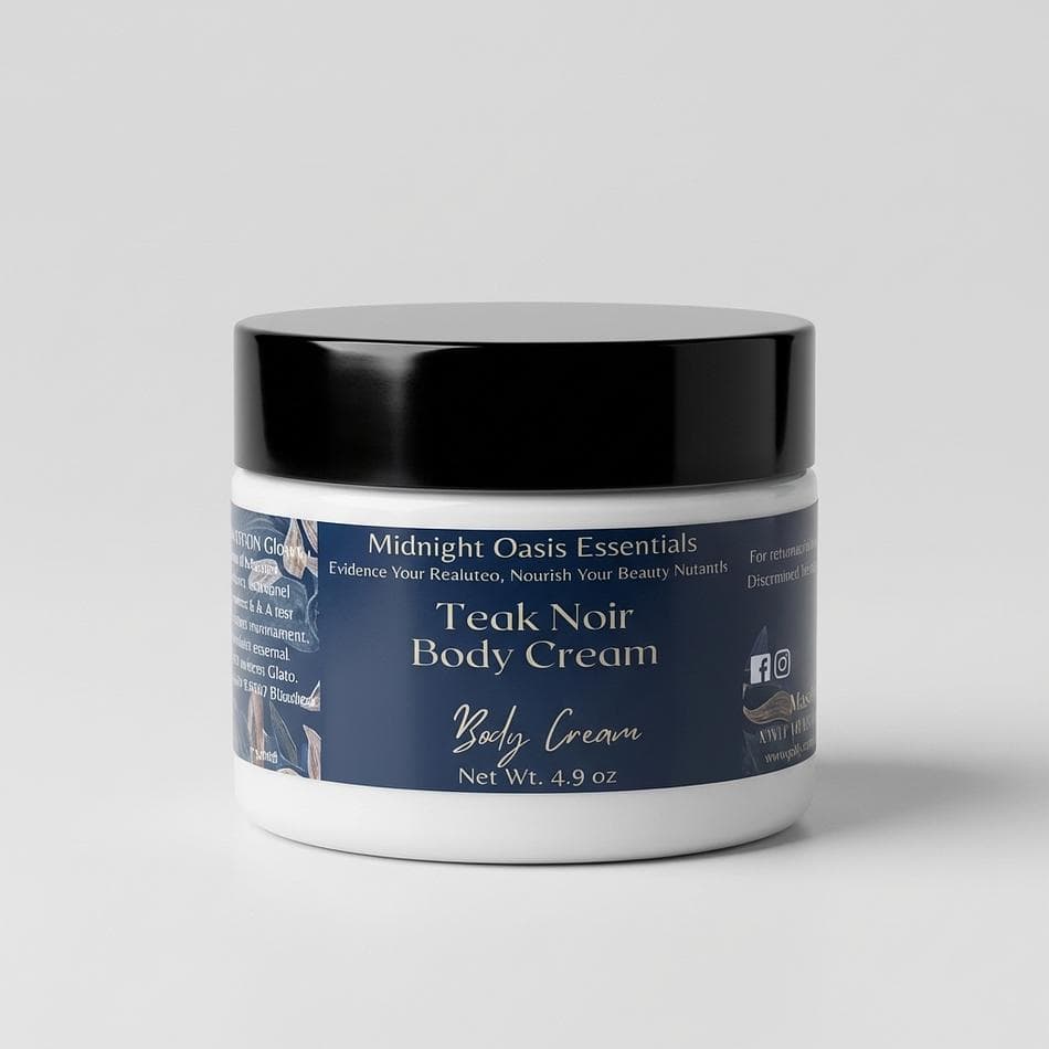 Teak Noir Body Cream Lotion