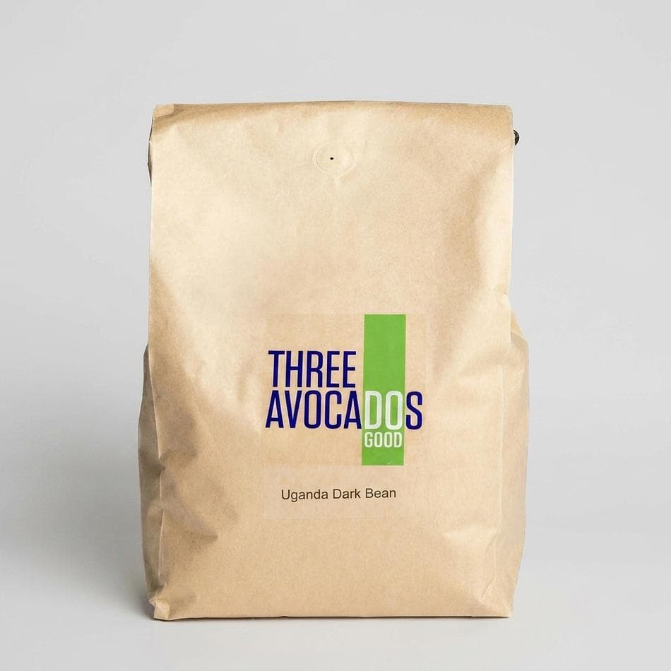 Uganda Bugisu Coffee, 100% Arabica Single Origin, Dark Chocolate Notes, Whole Bean or Ground, 5 lb Bulk Bag