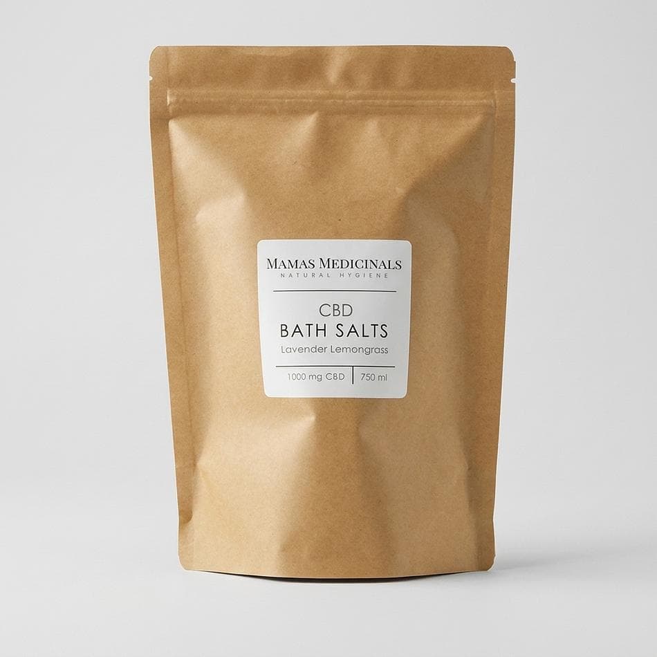 CBD Bath Salt Refill, Epsom & Himalayan Salt, Water-Soluble Nano Hemp, Muscle Relief Soak, 8 fl oz or 750 mL