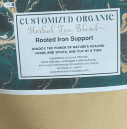 21-Day Iron Support Herbal Tea Blend (42 Biodegradable Tea Bags) — Nettle, Dandelion, Yellow Dock & Burdock Root-1