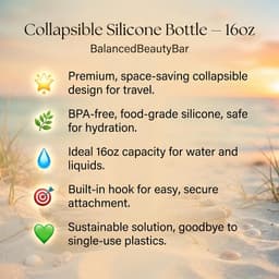 Collapsible Silicone Bottle – 16oz-5
