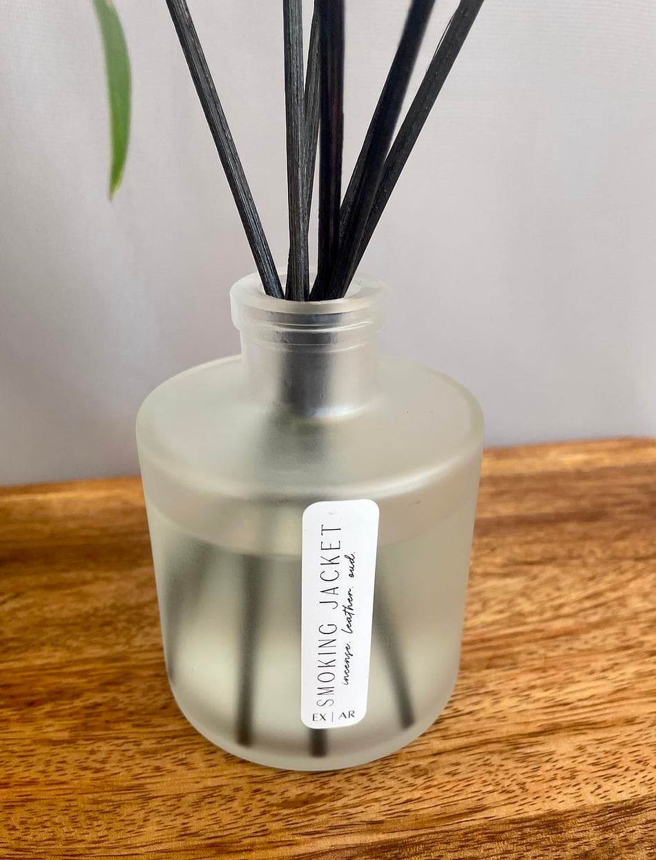 SMOKING JACKET | 6fl oz. Reed Diffuser | Incense. Leather. Oud.