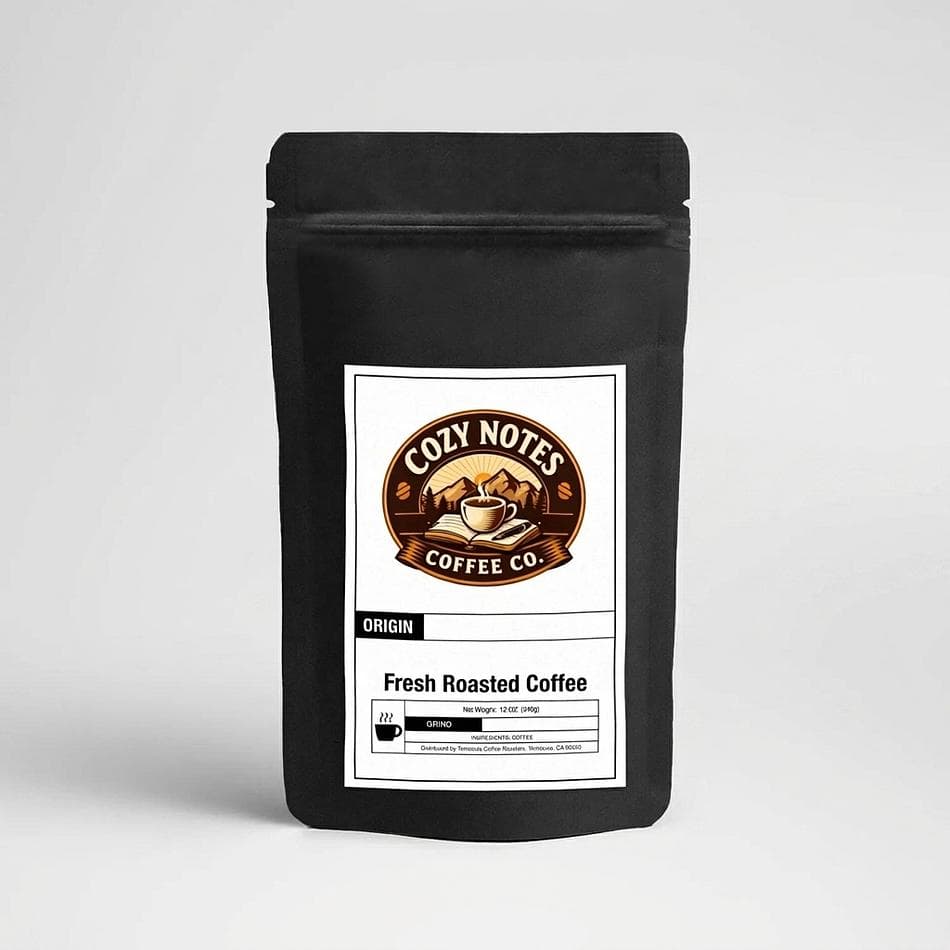 French Roast Coffee Beans, African Blend, Bold Low-Acid Dark Roast, Bittersweet Flavor, 12 oz Bag