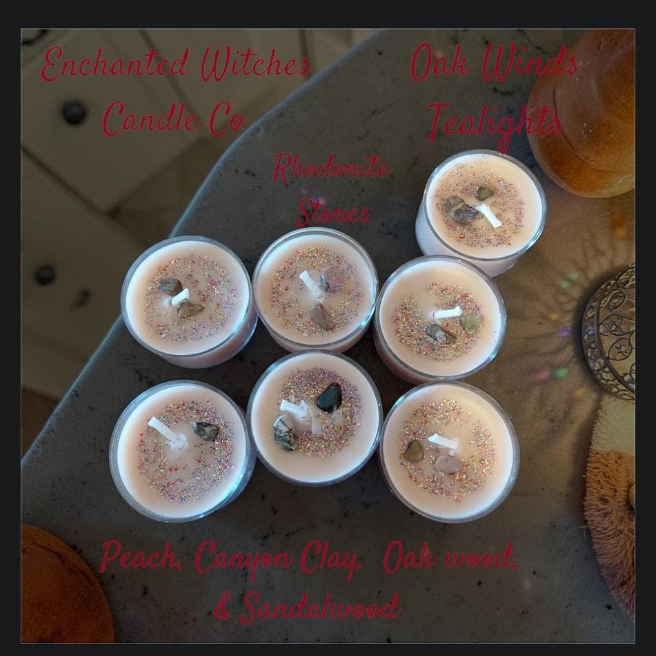 Oak Wood Tealights