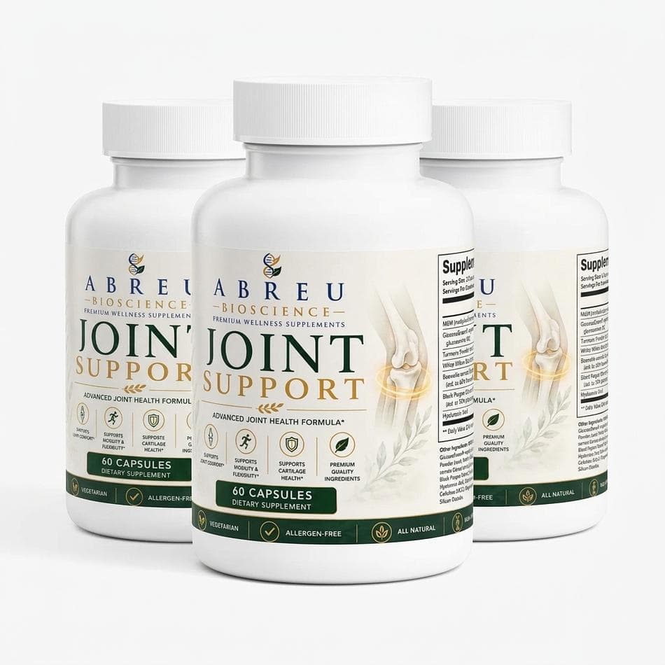 Joint Support Capsules, Glucosamine HCl (Vegetal) + MSM + Turmeric + Boswellia, Mobility & Flexibility, 60 Count
