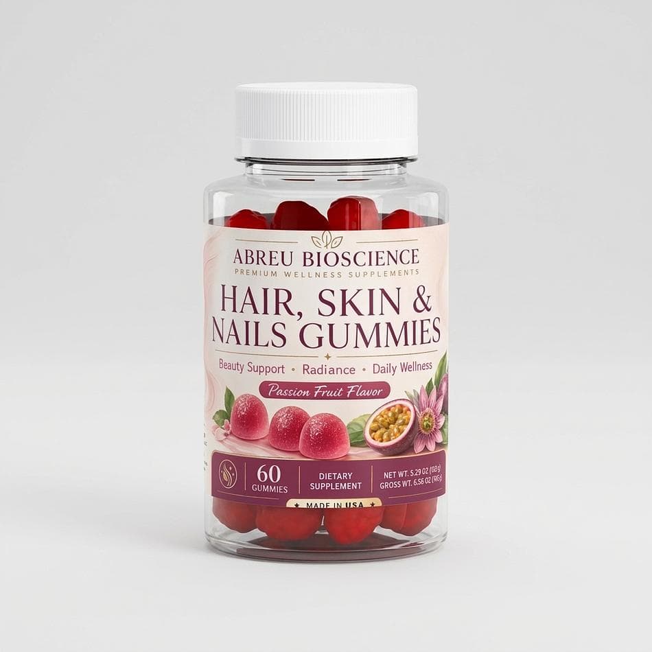 Hair, Skin & Nails Gummies, Biotin + Collagen + Zinc, Beauty Support, 60 Gummies (30-Day Supply)