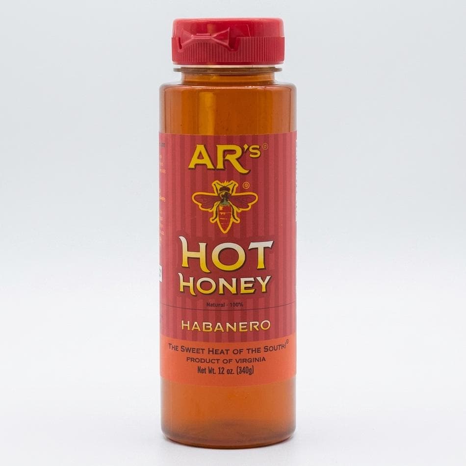 Habanero Hot Honey  Bold Sweet Heat Drizzle, 12 oz Squeeze Bottle