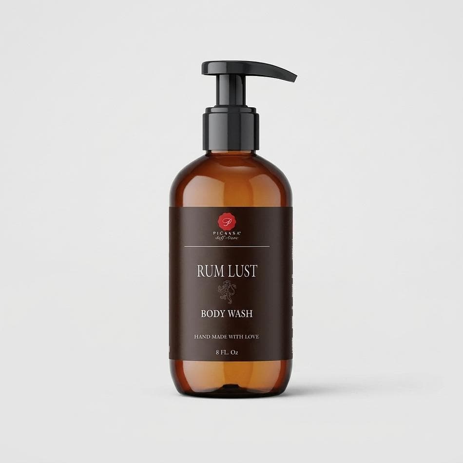 Men’s Body Wash, Shea Butter & Olive Oil, Hydrating Clean, Essential Oils, 1 Bottle