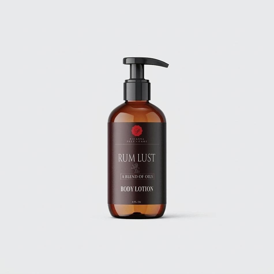 Men’s Body Lotion, Shea Butter & Coconut Oil, Non-Greasy Hydration, Woodsy Scents (Birch & Amber/Sandalwood/Rum)